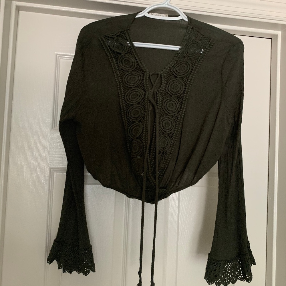 Long Sleeve Crop Top